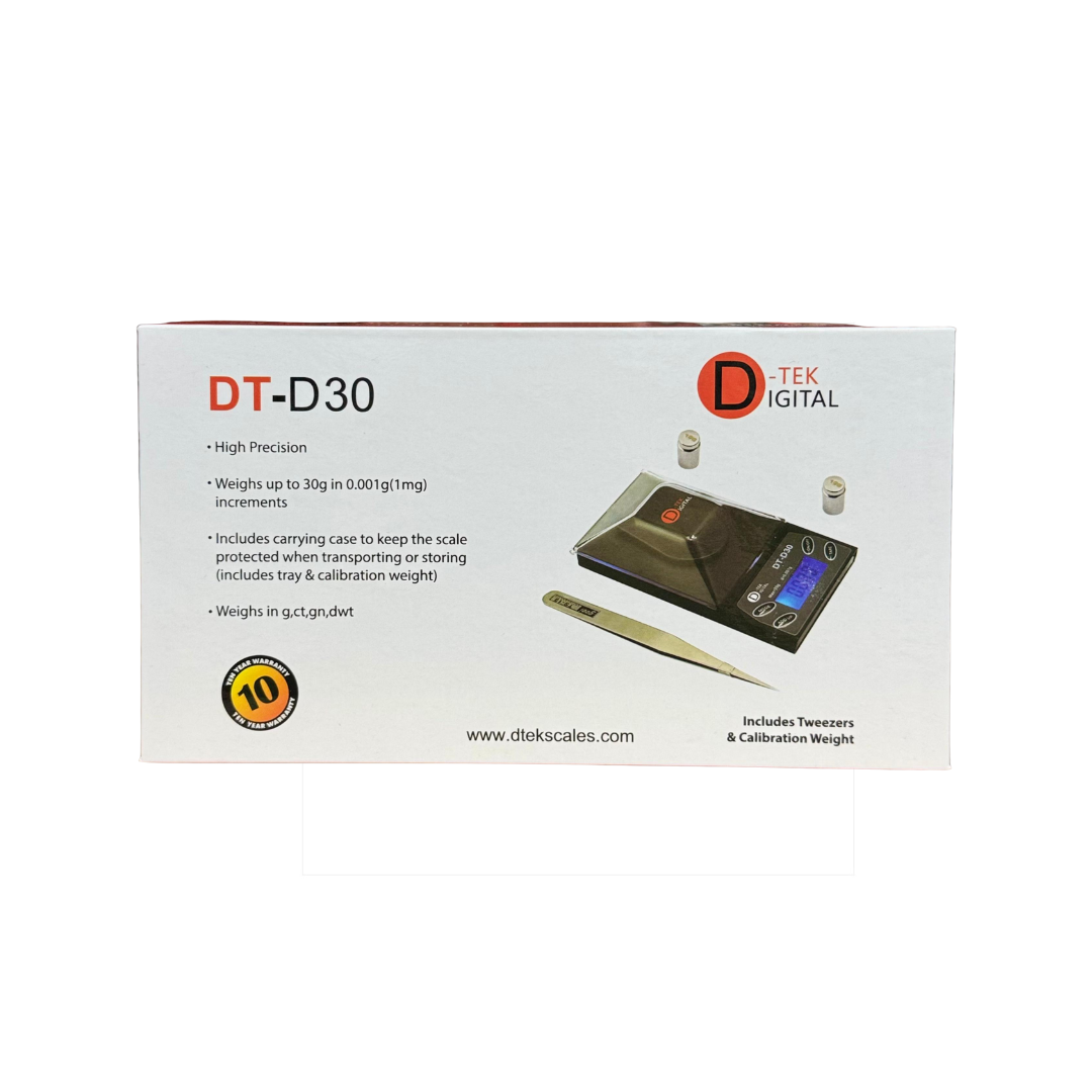 D-Tek D30 Jewelry Scale 30g w/ Gift Box