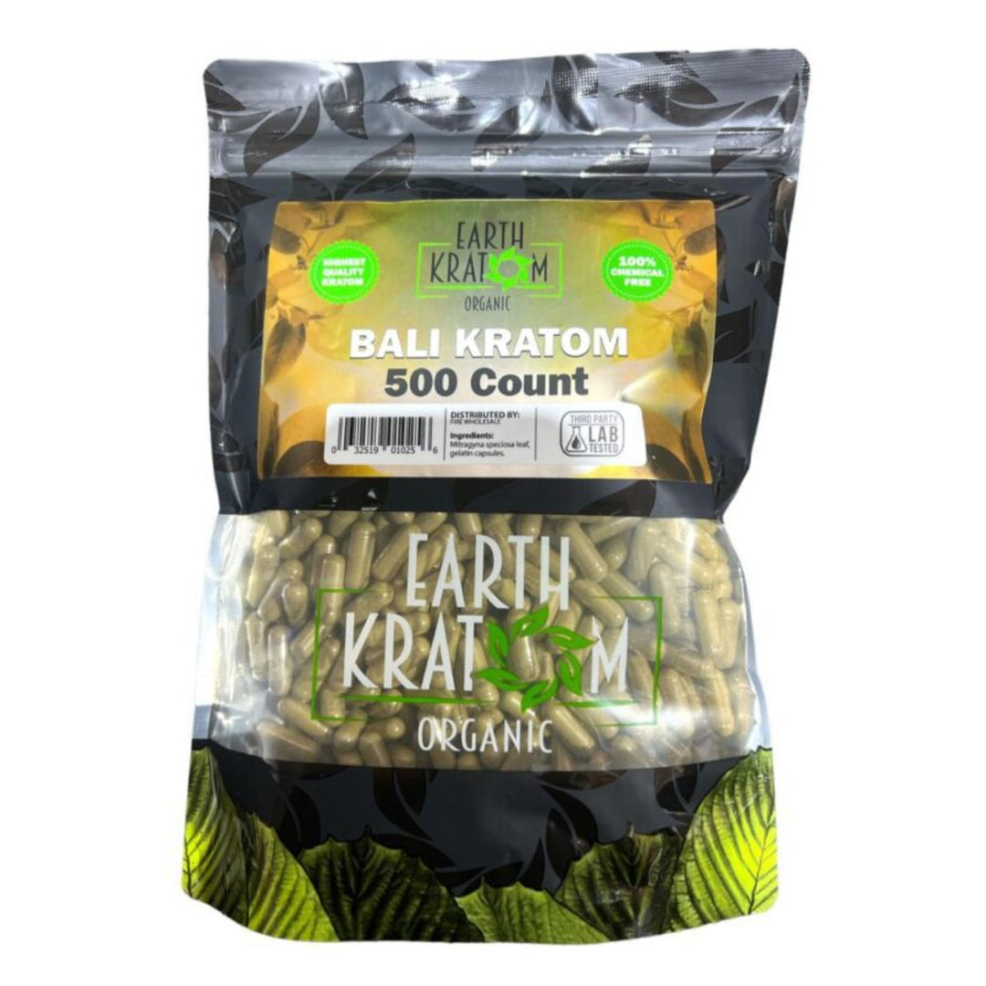Earth Kratom 500 Capsules