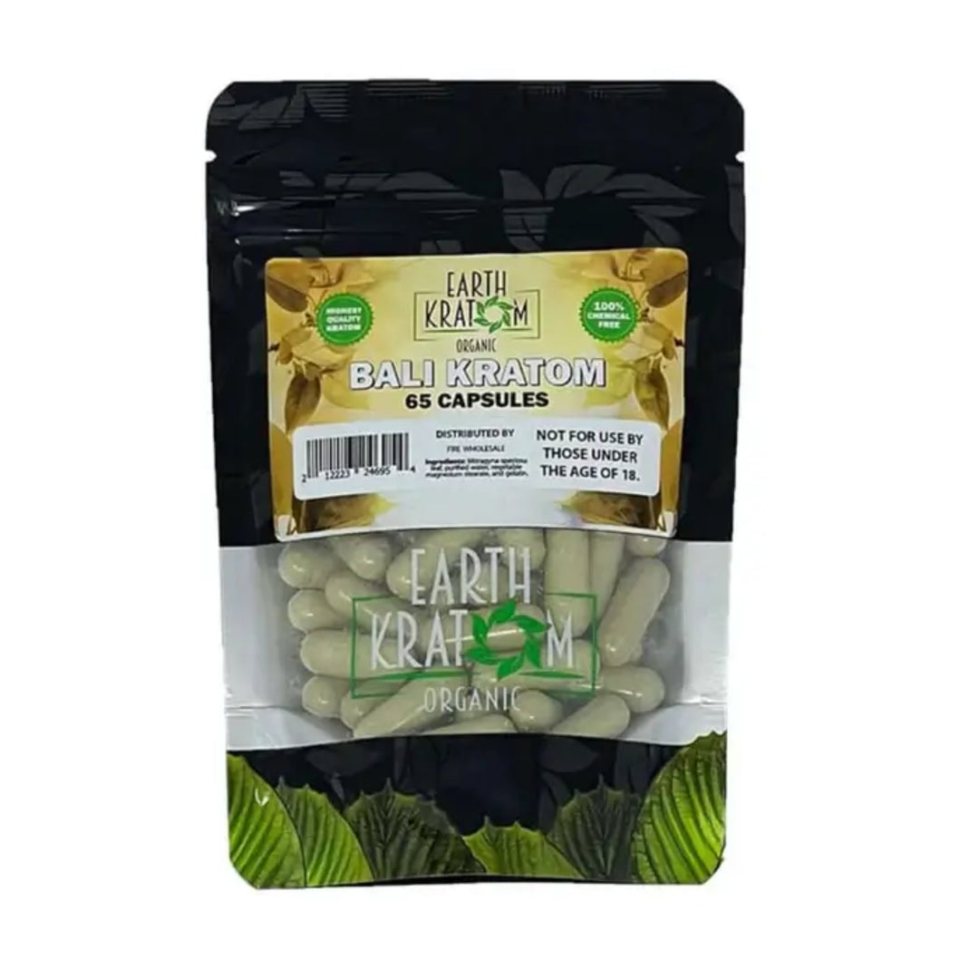 Earth Kratom 65 Capsules