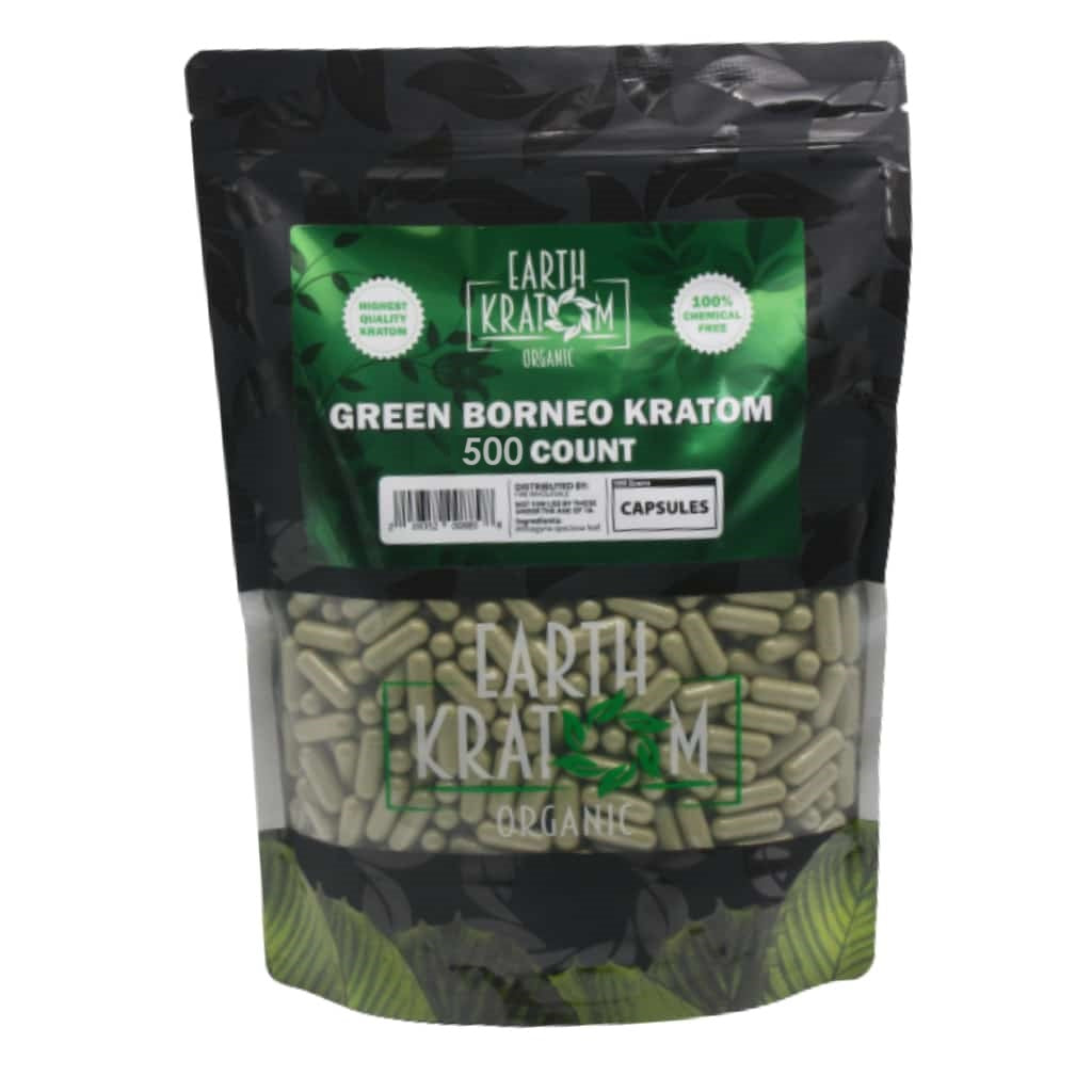 Earth Kratom 500 Capsules