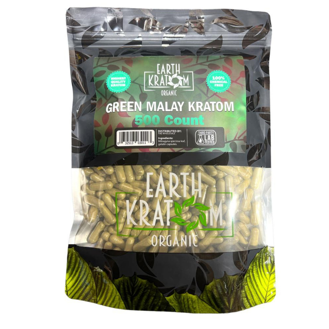 Earth Kratom 500 Capsules