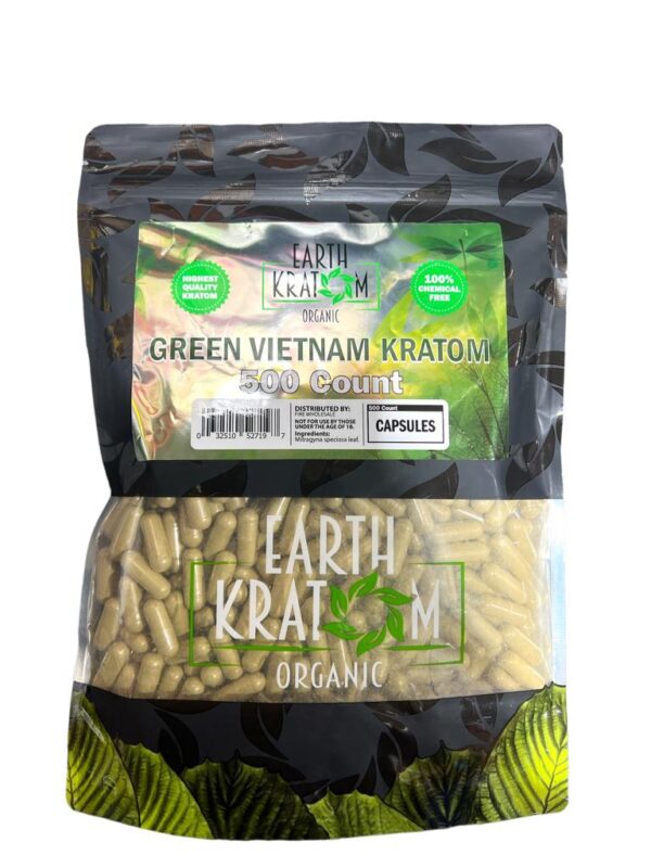 Earth Kratom 500 Capsules