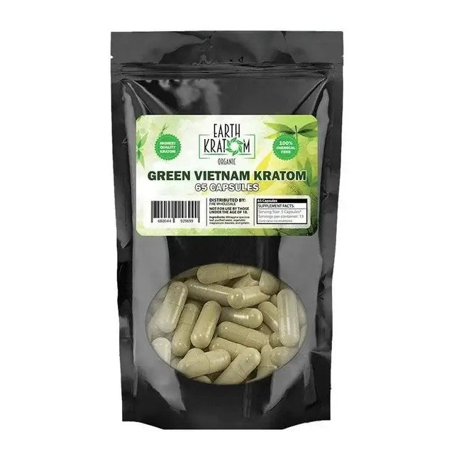 Earth Kratom 65 Capsules