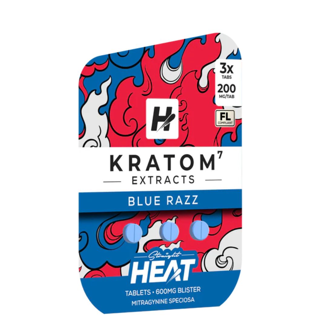 Straight Heat Kratom 600MG 3Pk 30 Tablets