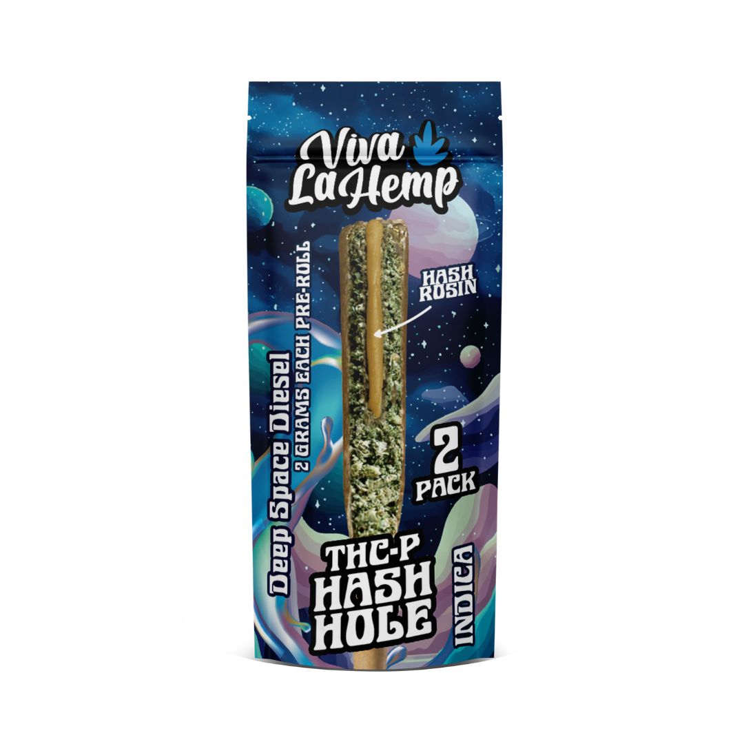 Viva La Hemp -Hash Hole- Pre-Rolls 2g (THC-P)