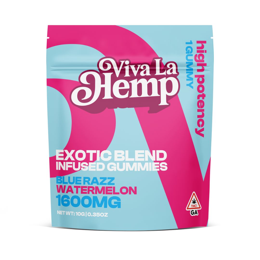Viva La hemp 1600mg Gummies 50 Count