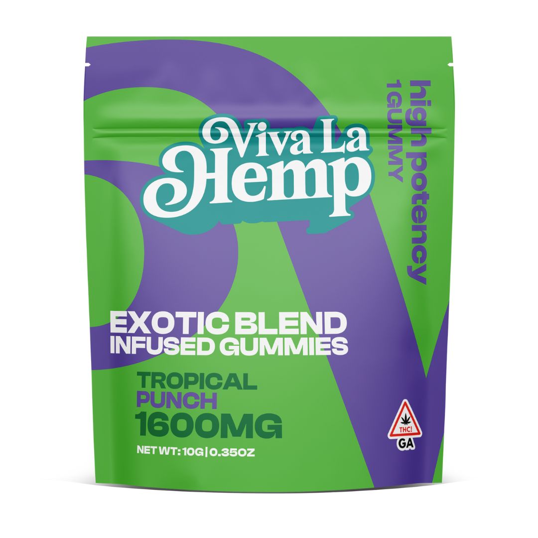 Viva La hemp 1600mg Gummies 50 Count