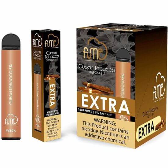 Fume Extra 5% Disposable Vape 1500 Puffs (10 Pcs)